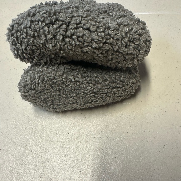 ZARA GREY DEEP PILED Velcro side strap unisex cottagecore bootie 6-9mths - Picture 4 of 10